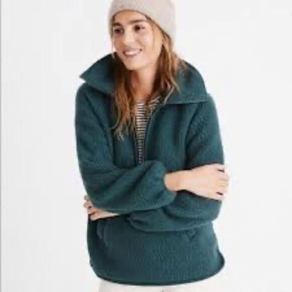 Madewell Polartec® Fleece Half-Zip Jacket size small